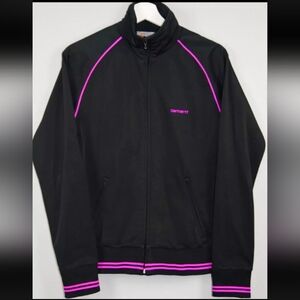 RARE VINTAGE Carhartt Track Jacket Pink And Black